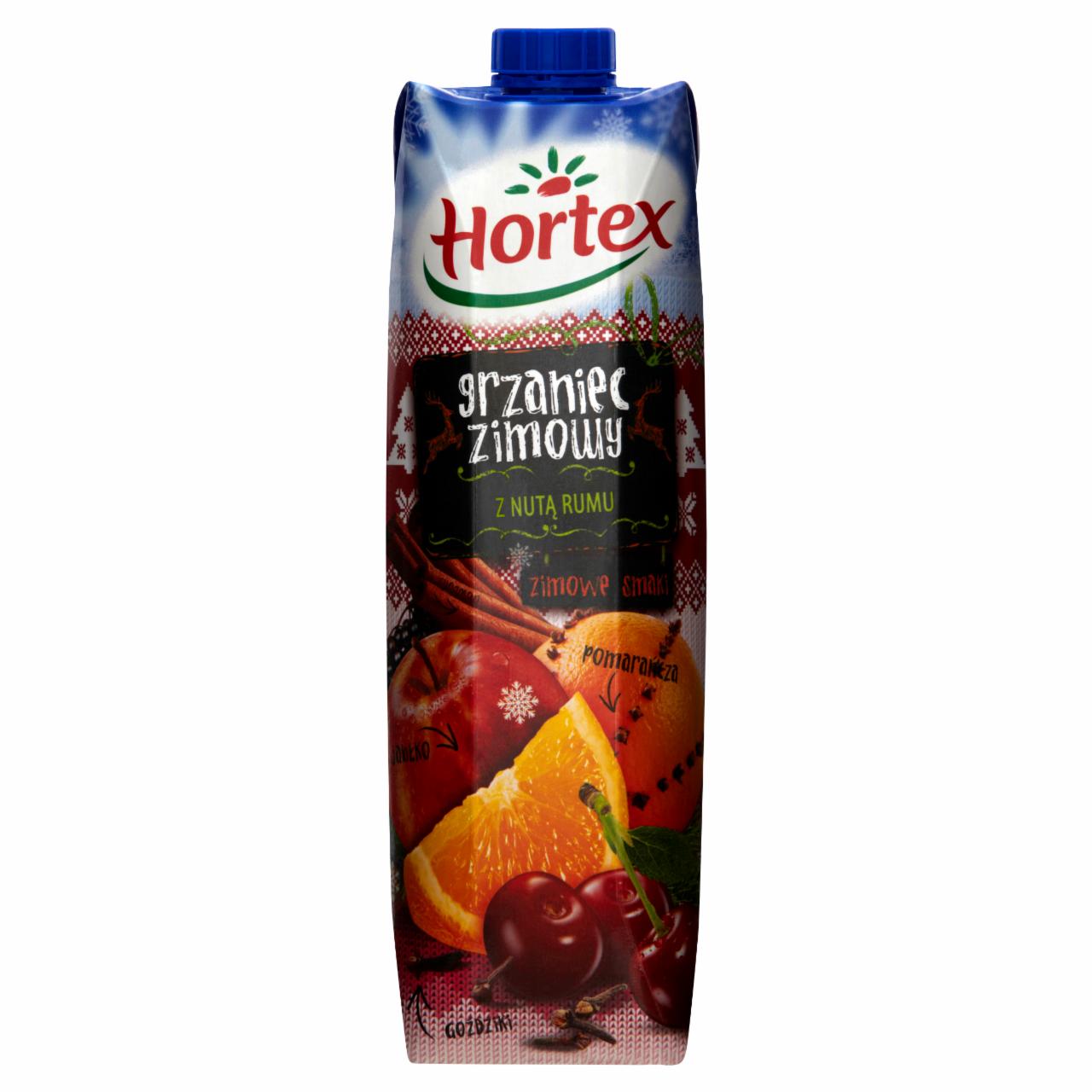 Zdjęcia - Hortex Zimowe smaki Grzaniec zimowy z nutą rumu Napój 1 l