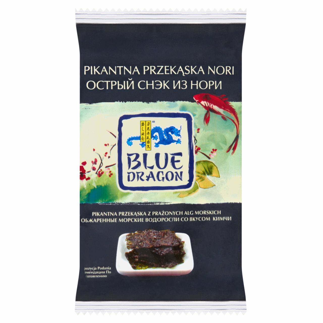 Zdjęcia - Blue Dragon Pikantna przekąska nori z prażonych alg morskich 4,5 g