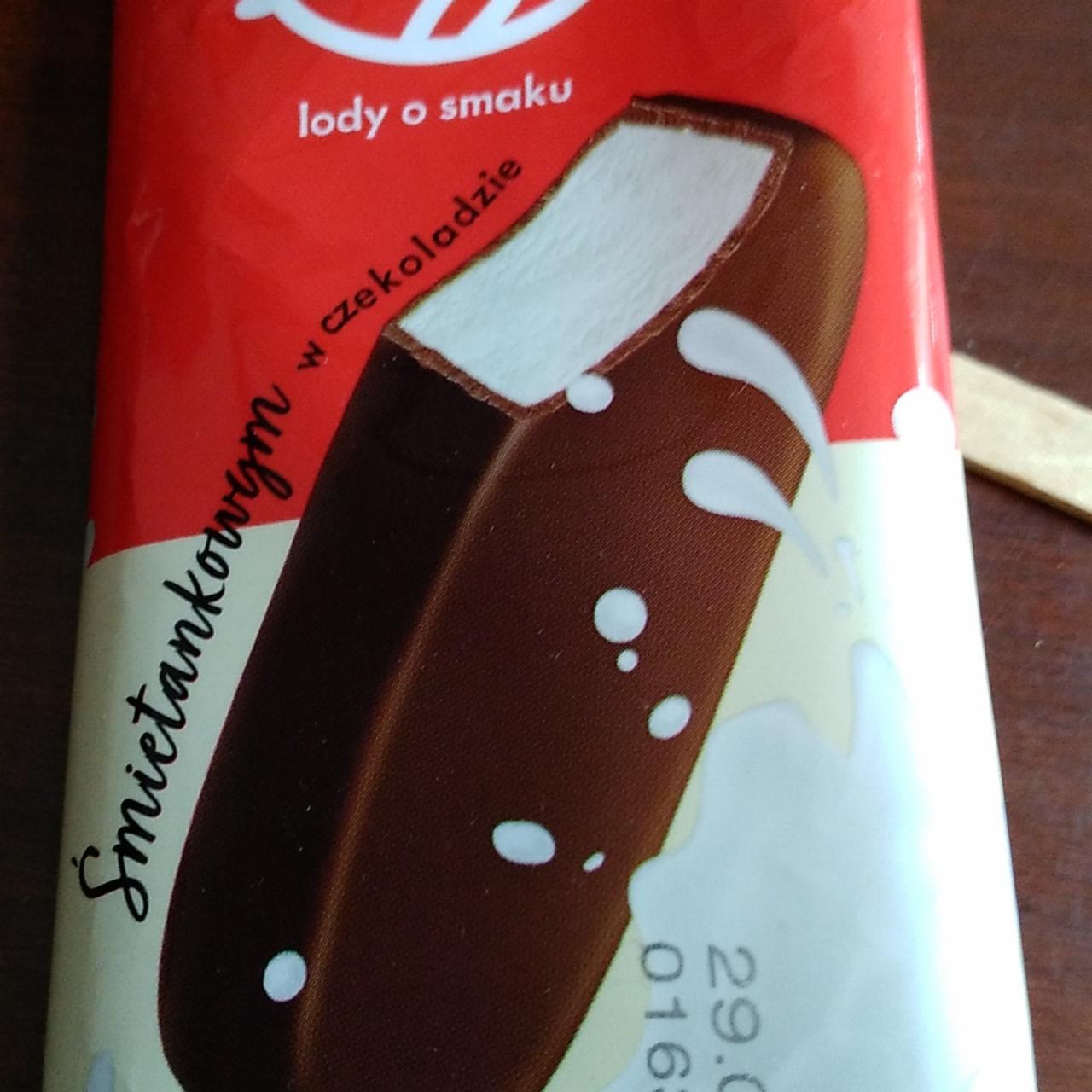 Zdjęcia - Lody o smaku śmietankowym w czekoladzie Fiesta FUN&JOY