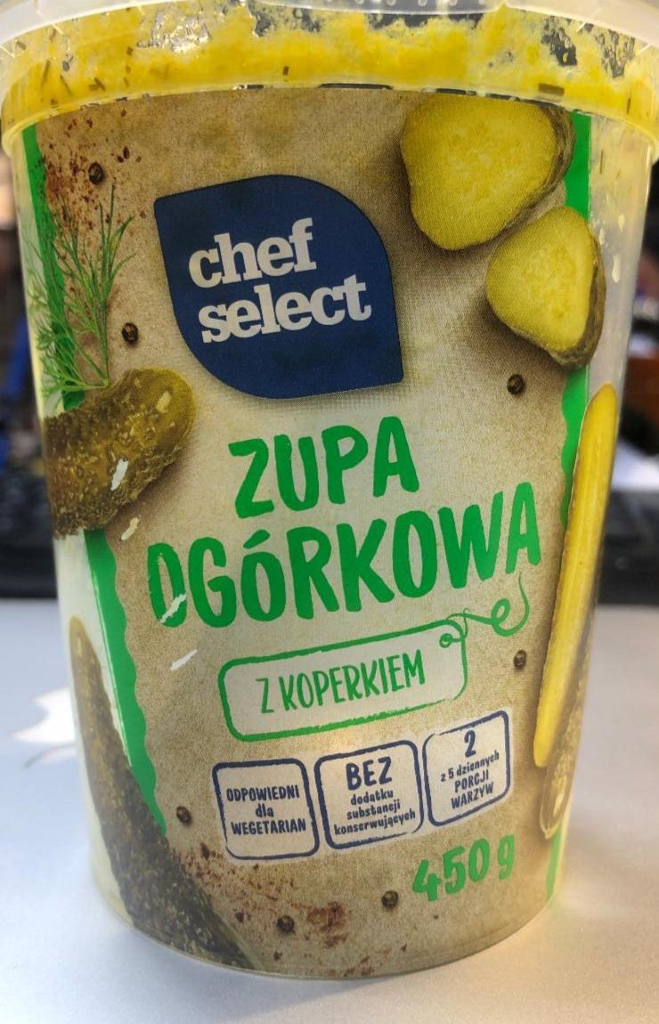 Zdjęcia - Zupa ogórkowa z koperkiem Chef select