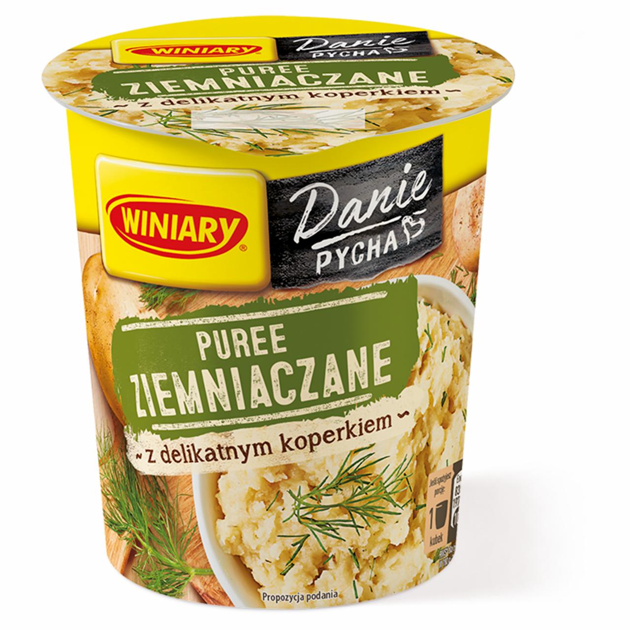 Zdjęcia - Winiary Puree ziemniaczane z delikatnym koperkiem 50 g