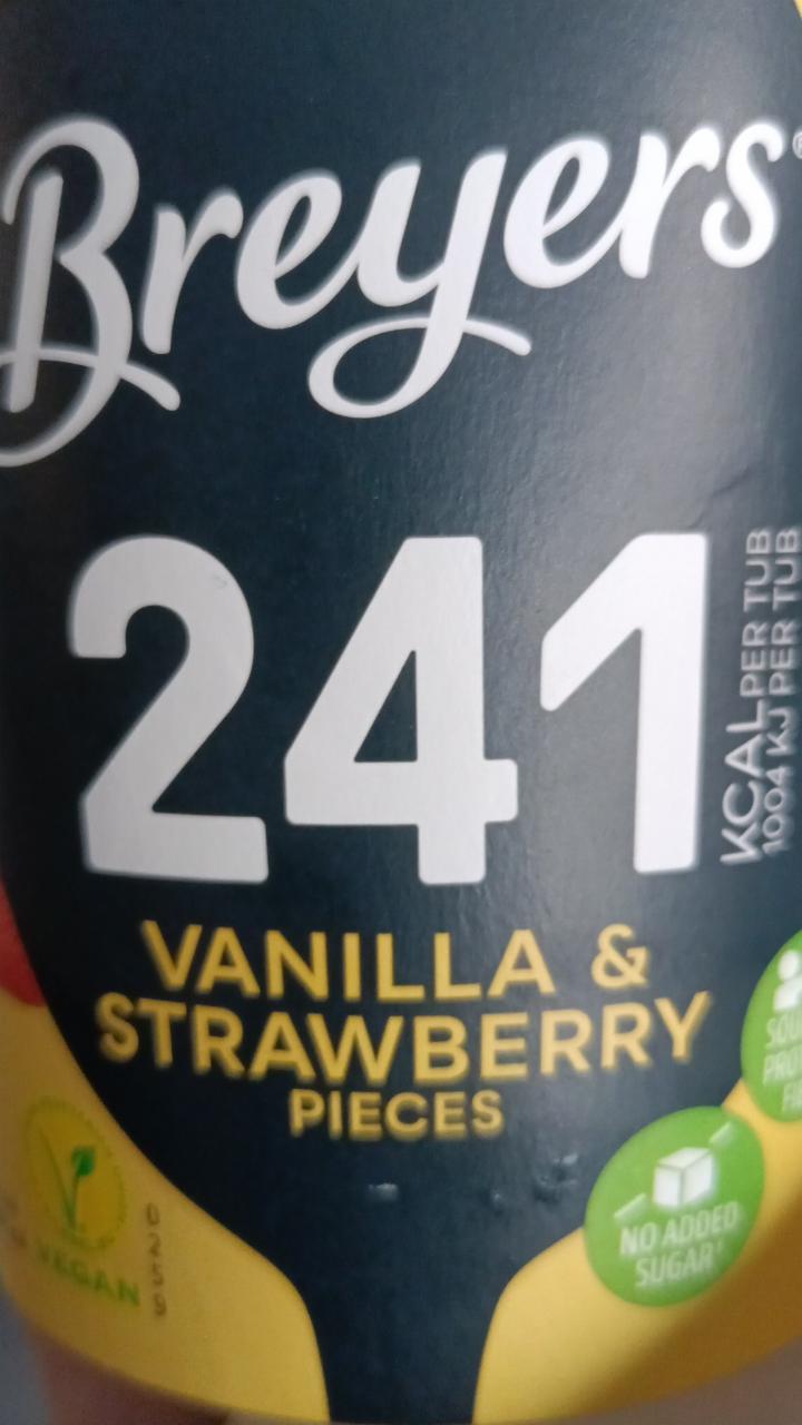 Zdjęcia - breyers vanilla& strawberry pieces