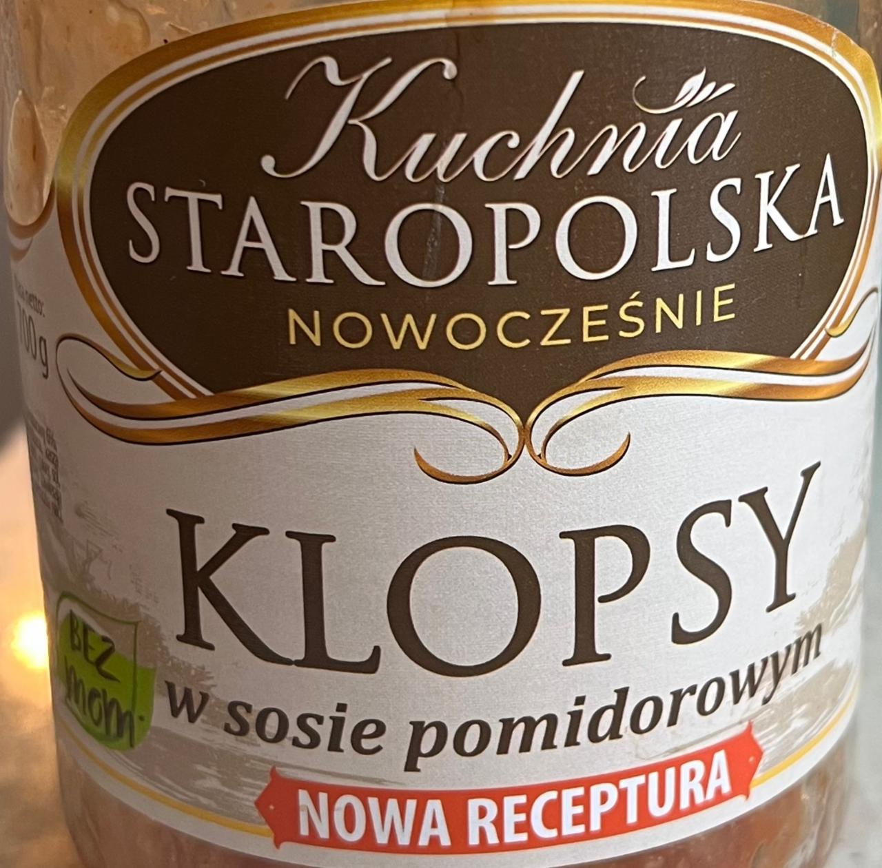 Zdjęcia - Klopsy w sosie pomidorowym Kuchnia Staropolska