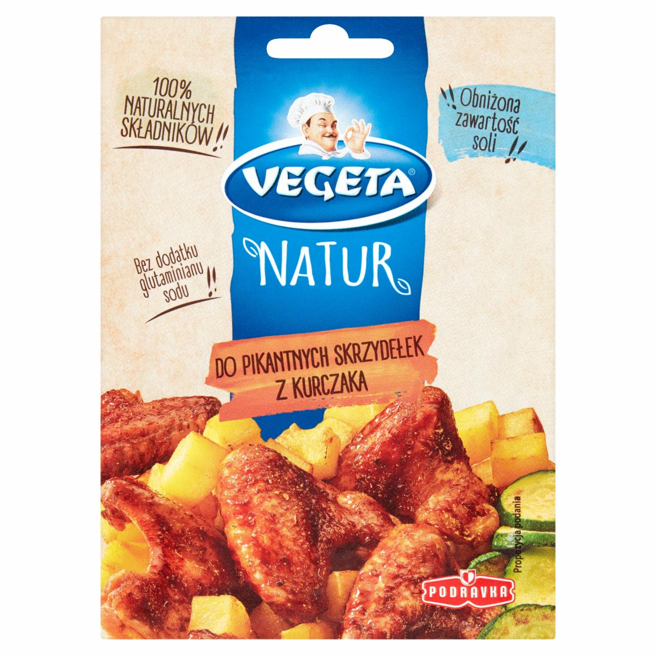 Zdjęcia - Vegeta Natur Mieszanka przyprawowa do pikantnych skrzydełek z kurczaka 20 g