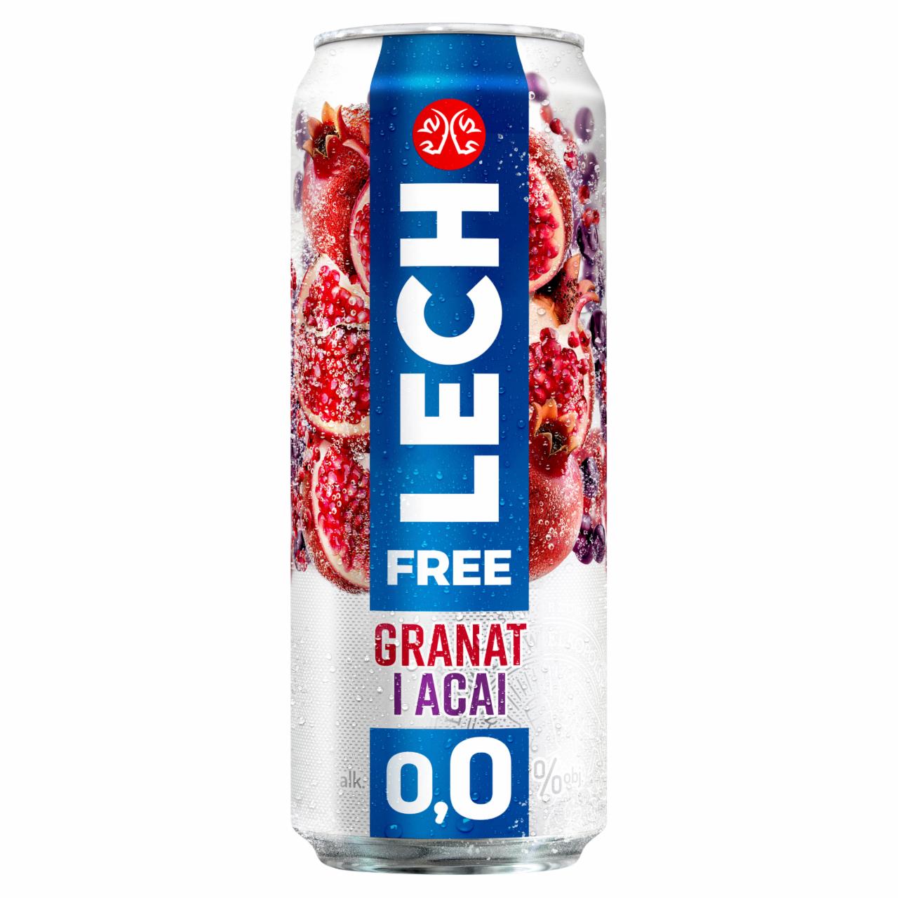 Zdjęcia - Lech Free Piwo bezalkoholowe granat i acai 500 ml