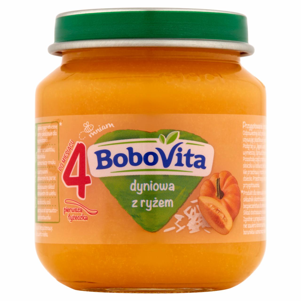 Zdjęcia - BoboVita Dyniowa z ryżem po 4 miesiącu 125 g