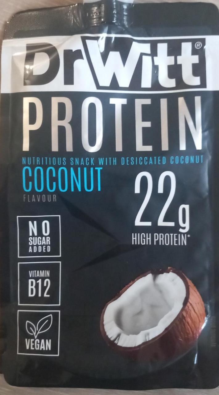 Zdjęcia - Protein nutritious snack with desiccated coconut flavour DrWitt