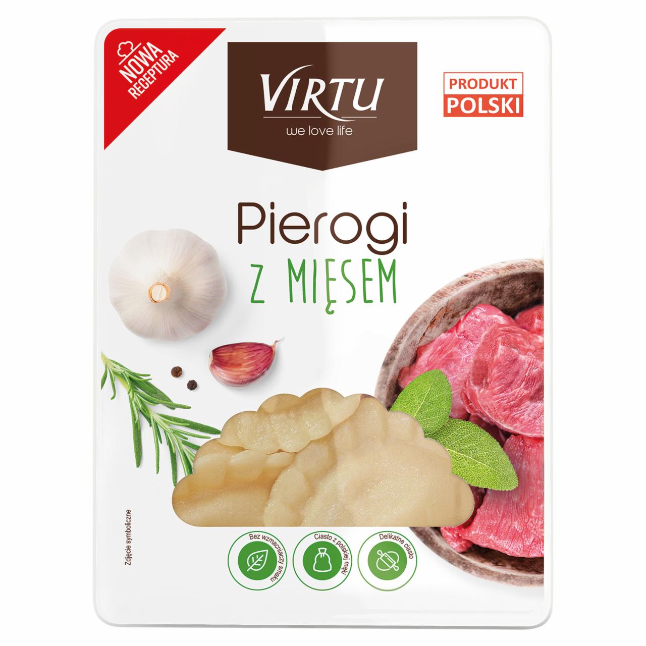 Zdjęcia - Virtu Pierogi z mięsem 400 g