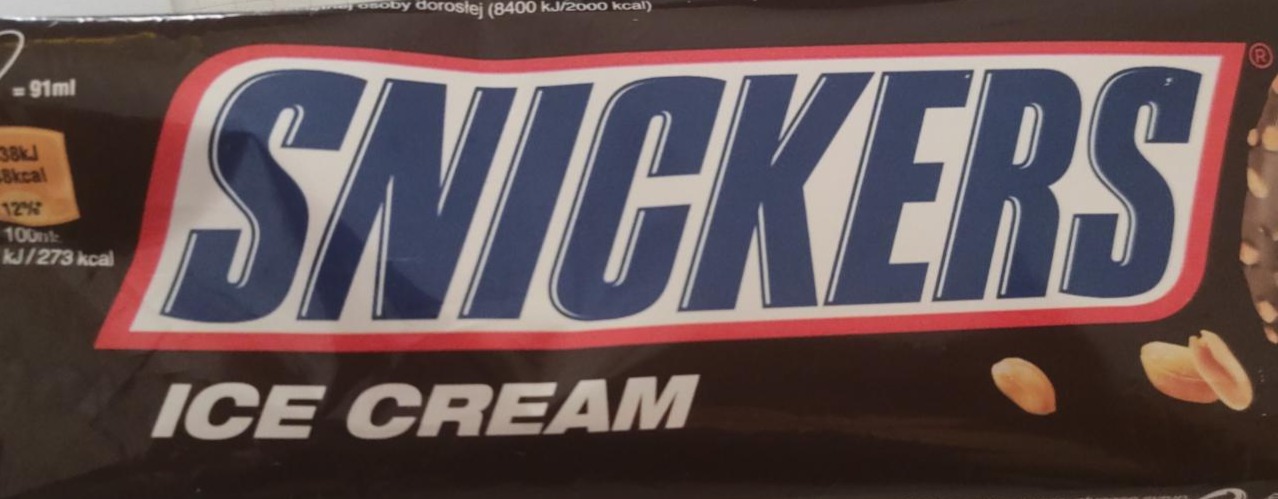 Zdjęcia - Snickers lody