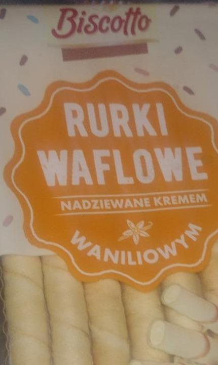 Zdjęcia - rurki waflowe waniliowe Biscotto