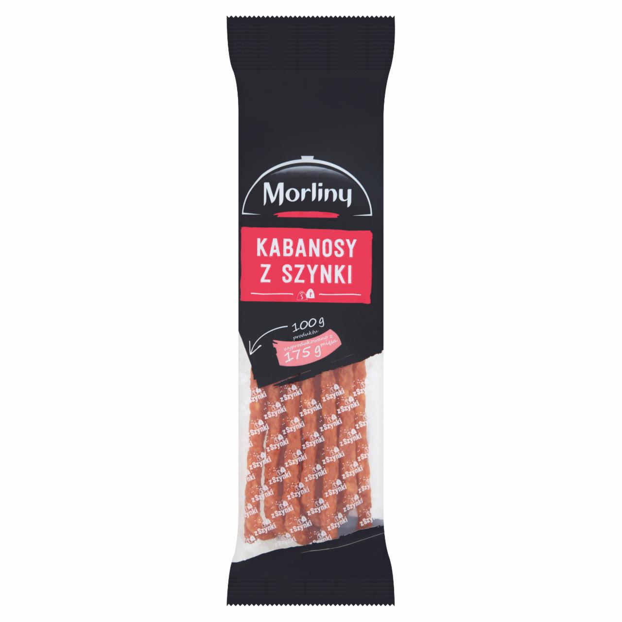 Zdjęcia - Morliny Kabanosy z szynki 105 g