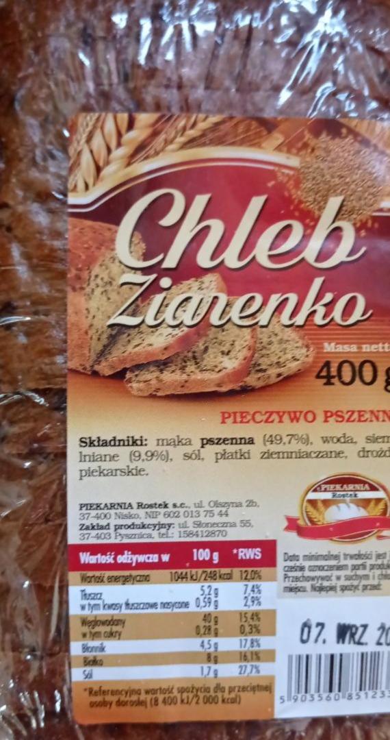 Zdjęcia - chleb ziarenko piekarnia rostek