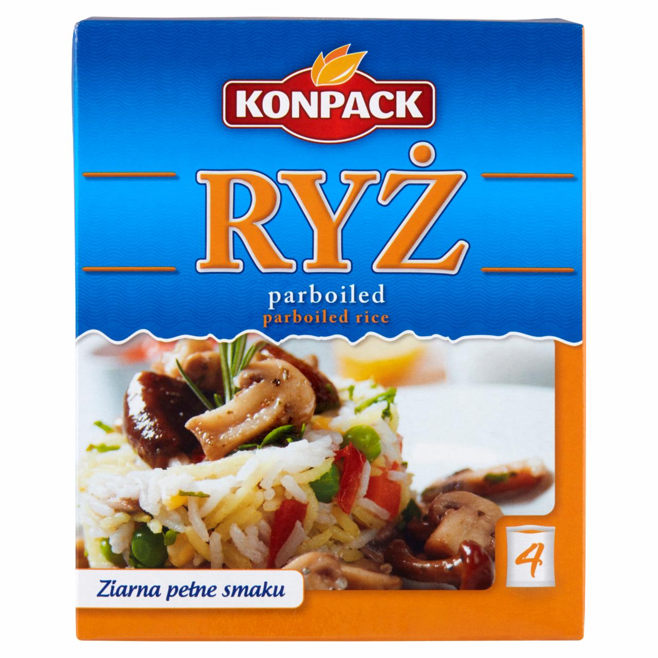 Zdjęcia - Konpack Ryż parboiled 400 g (4 x 100 g)