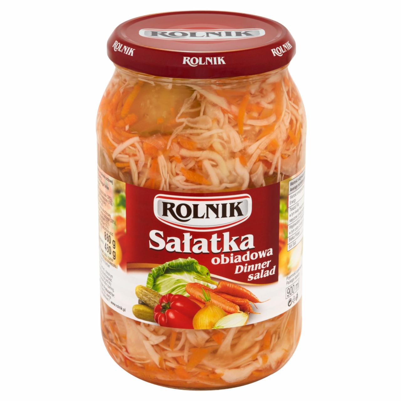 Zdjęcia - Rolnik Sałatka obiadowa 880 g