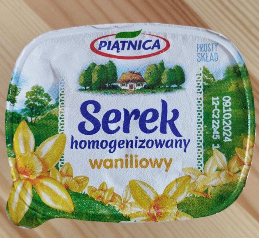 Zdjęcia - Serek homogenizowany waniliowy Piątnica