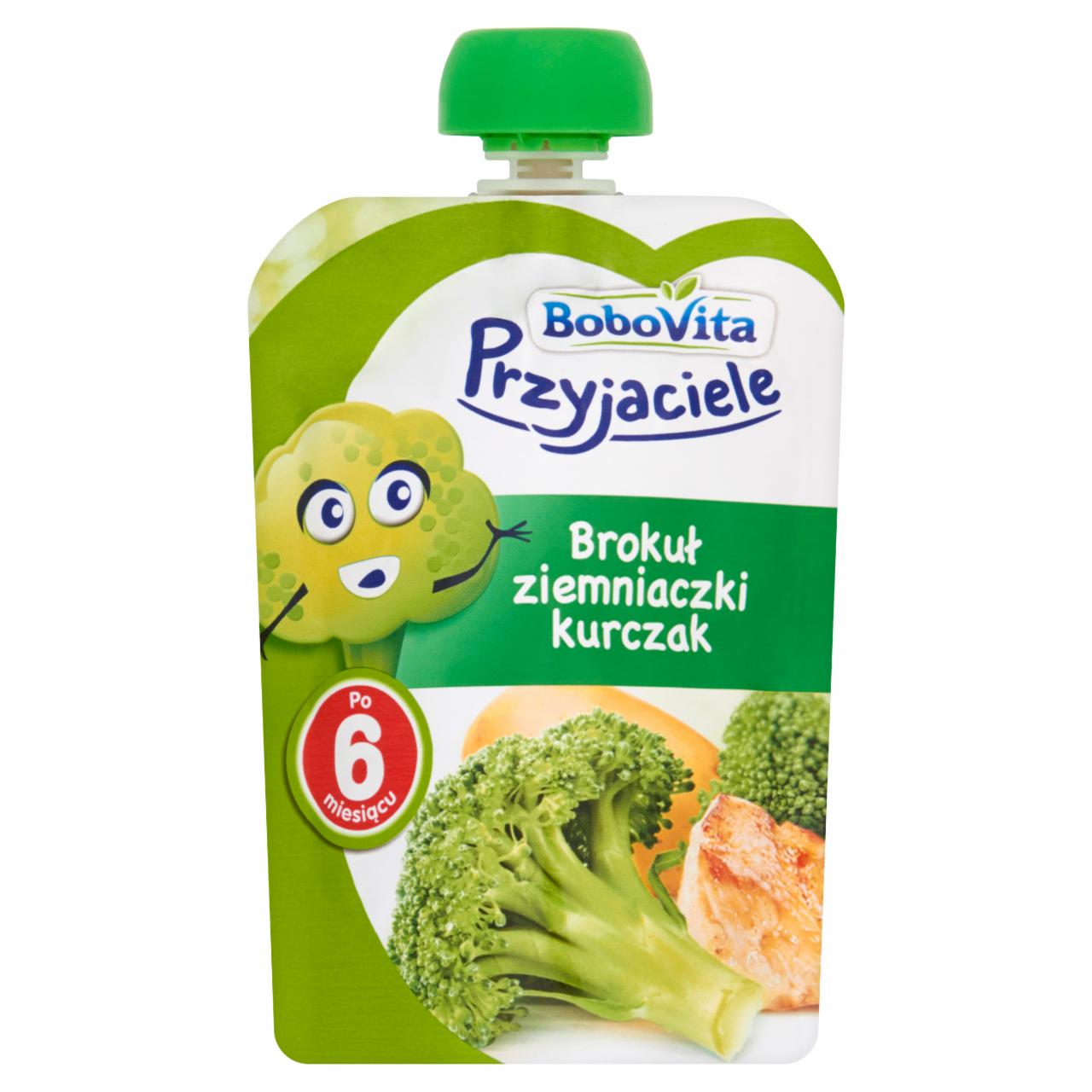 Zdjęcia - BoboVita Przyjaciele Brokuł ziemniaczki kurczak po 6 miesiącu 130 g