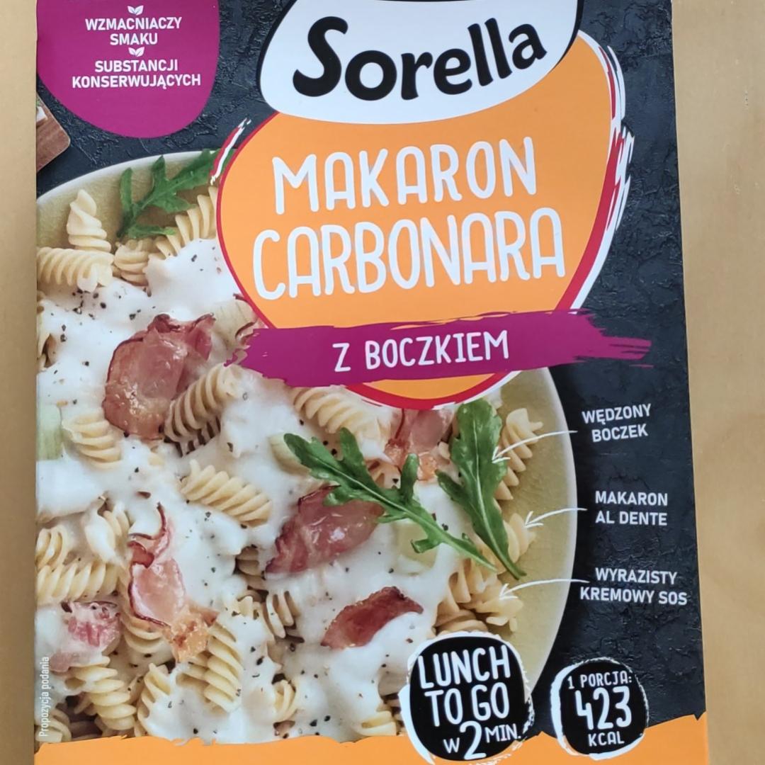 Zdjęcia - Makaron Carbonara z boczkiem Sorella