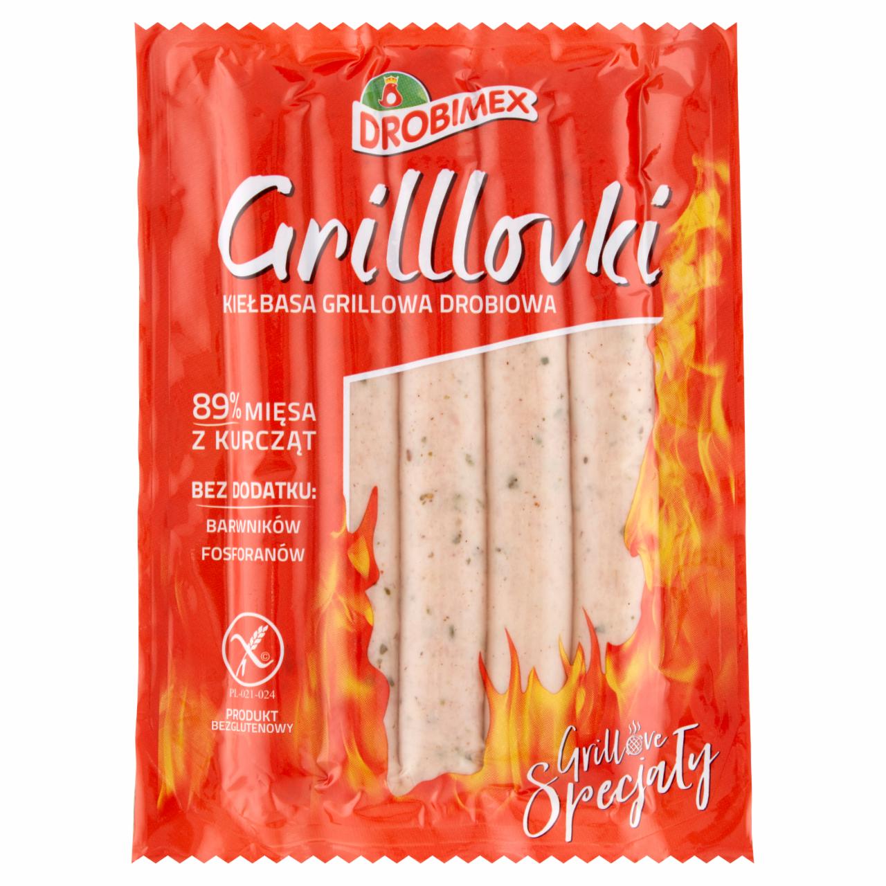 Zdjęcia - Drobimex Grilllovki Kiełbasa grillowa drobiowa 200 g