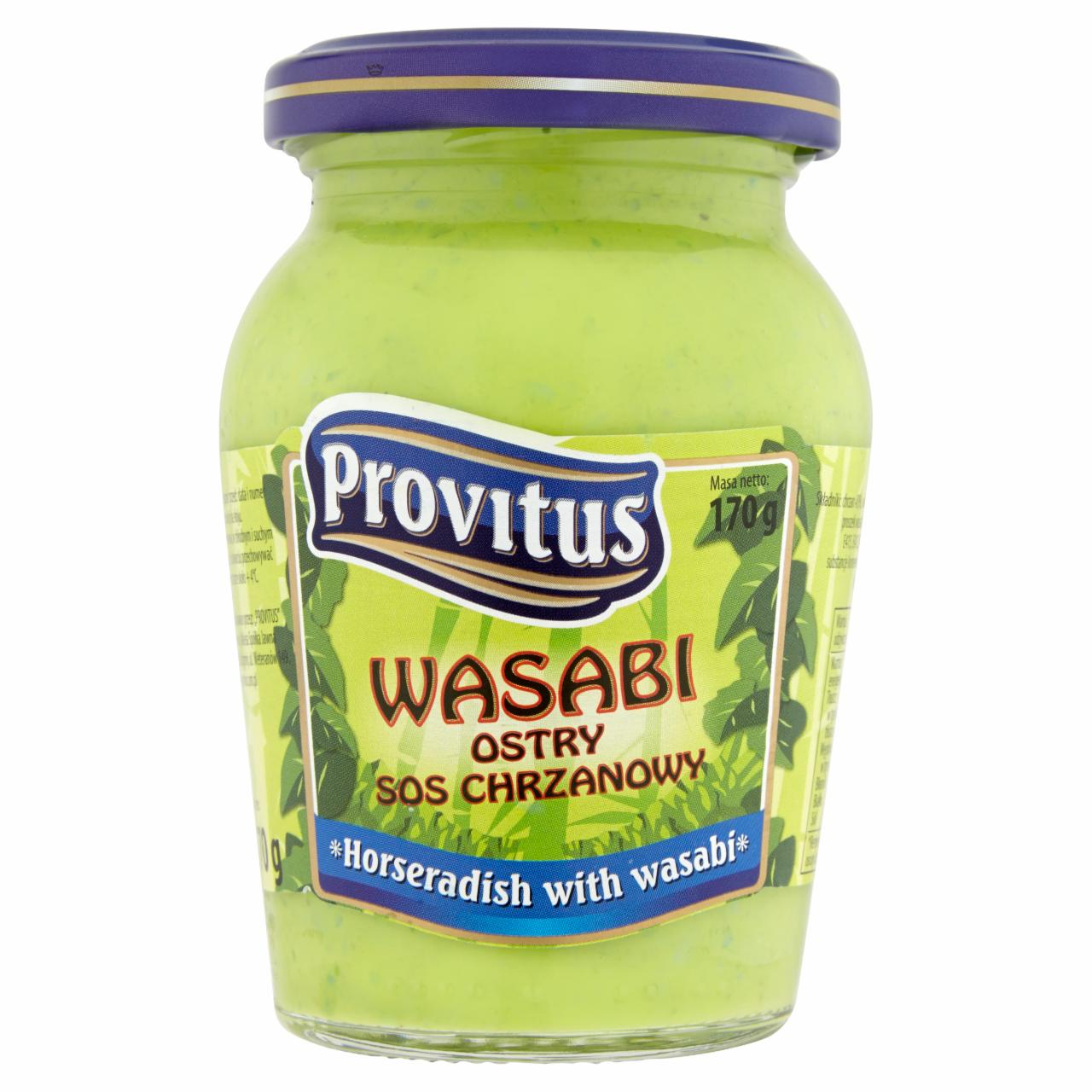 Zdjęcia - Provitus Wasabi Ostry sos chrzanowy 170 g