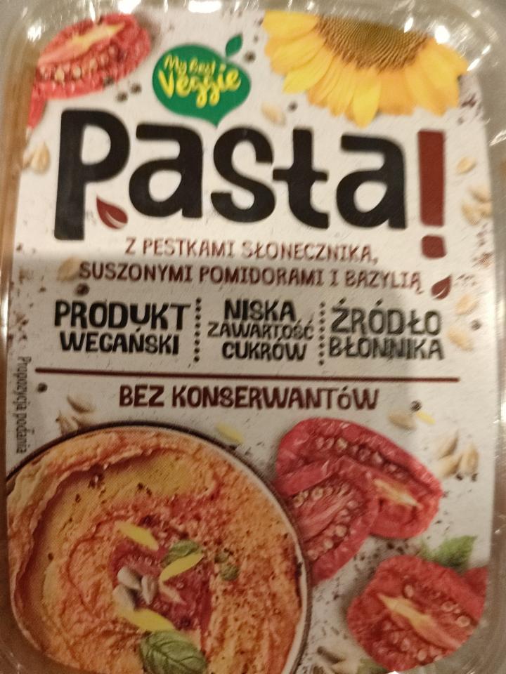 Zdjęcia - Ppasta z pestkami słonecznika, suszonymi pomidorami i bazyliąMy best veggie