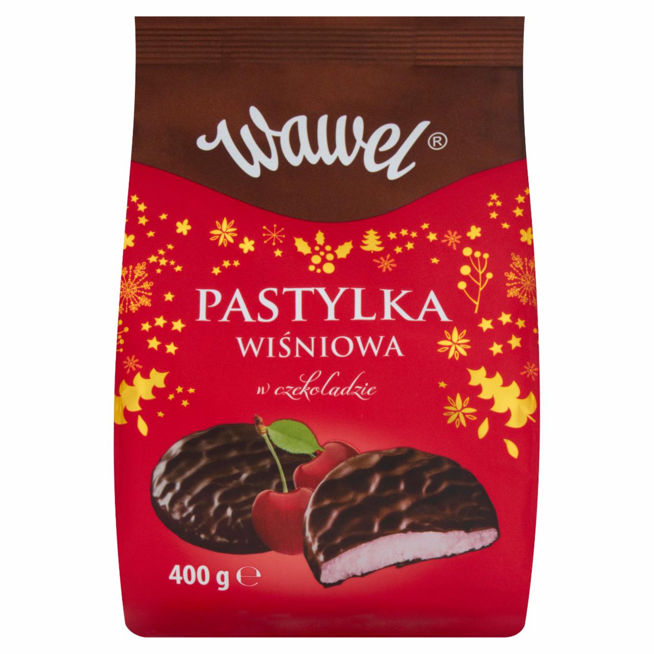 Zdjęcia - Wawel Pastylka wiśniowa w czekoladzie 400 g