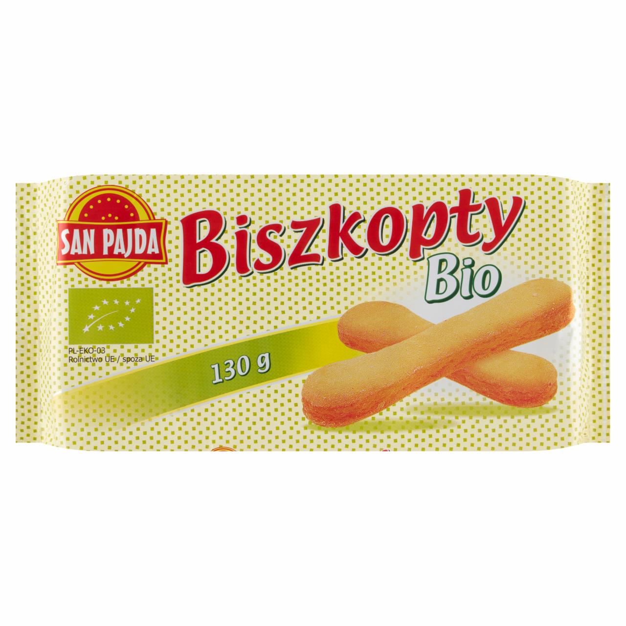 Zdjęcia - San Pajda Biszkopty Bio 130 g