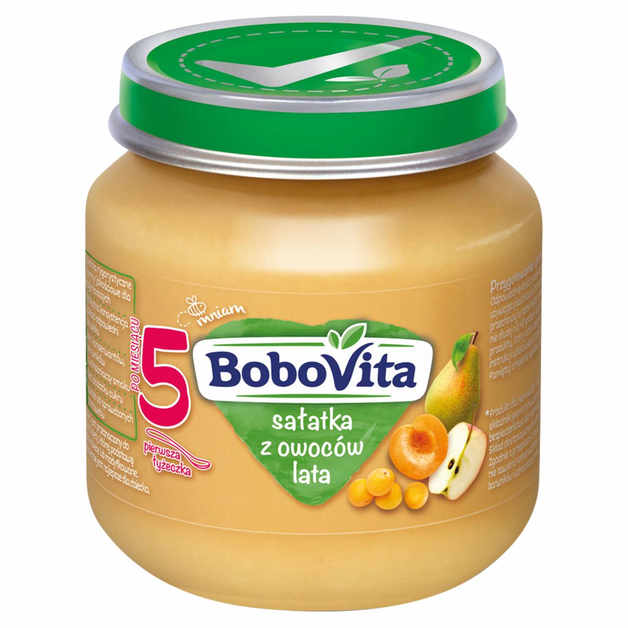 Zdjęcia - BoboVita Sałatka z owoców lata po 5 miesiącu 125 g