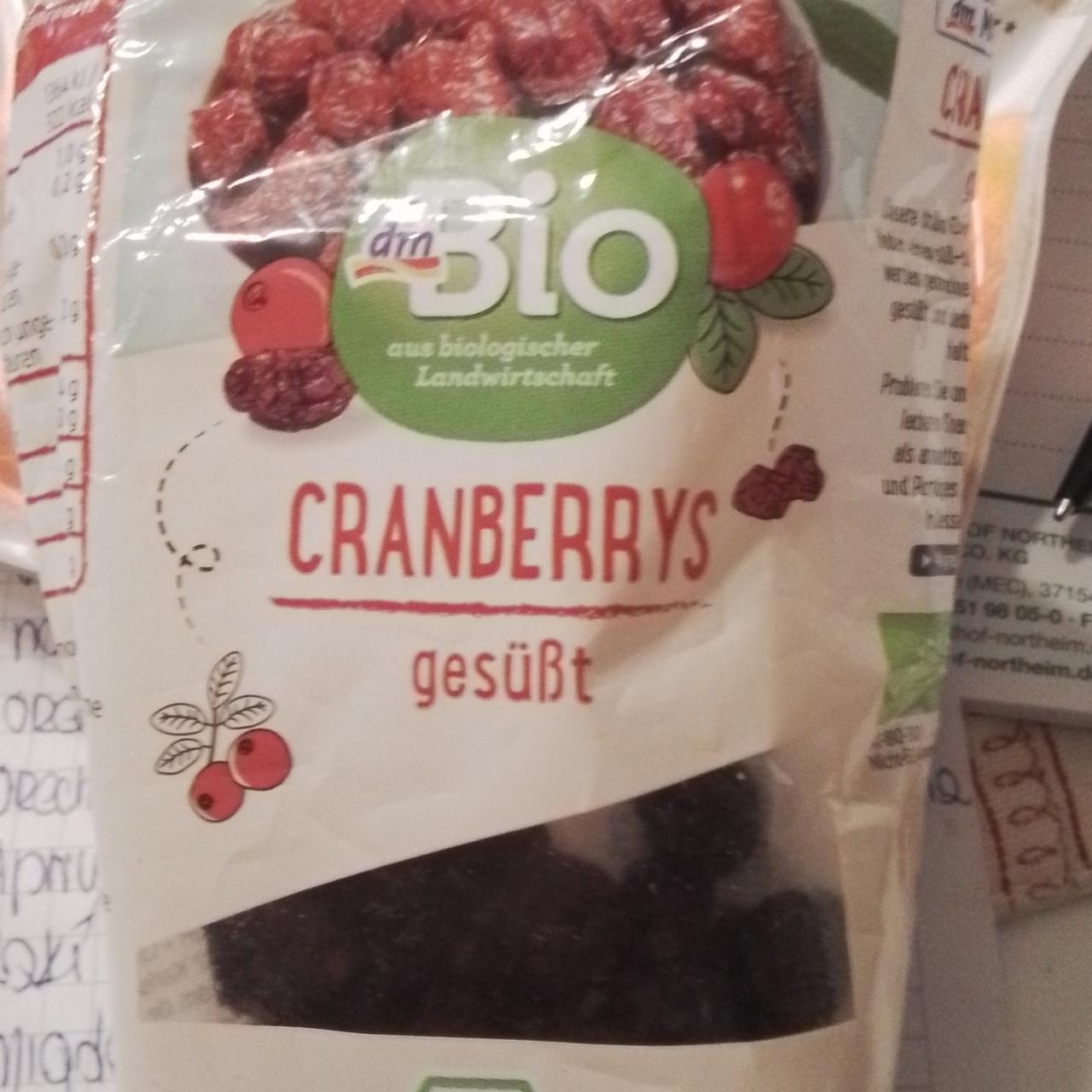 Zdjęcia - Cranberrys gesüsst dmBio