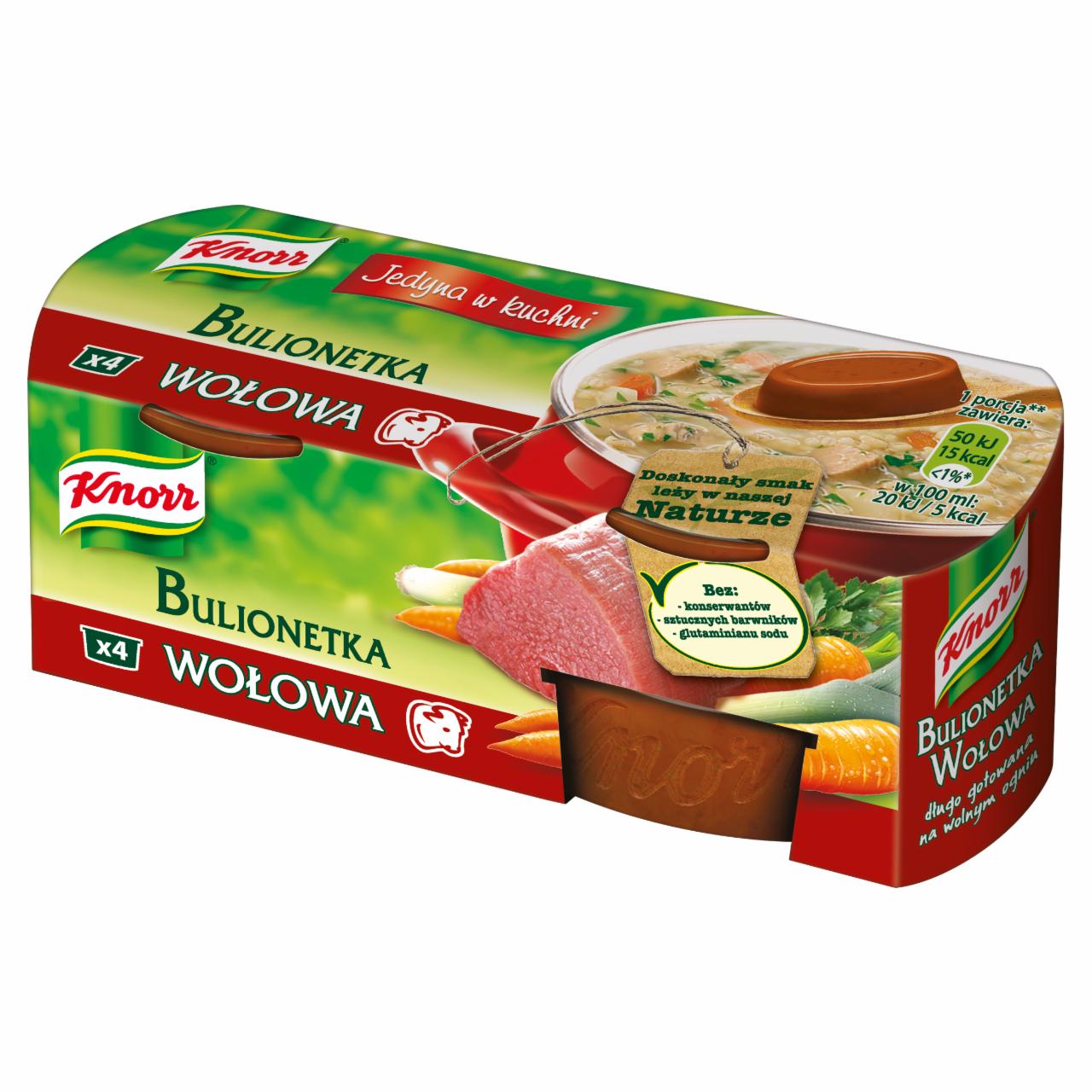 Zdjęcia - Knorr Wołowa bulionetka 112 g (4 x 28 g)