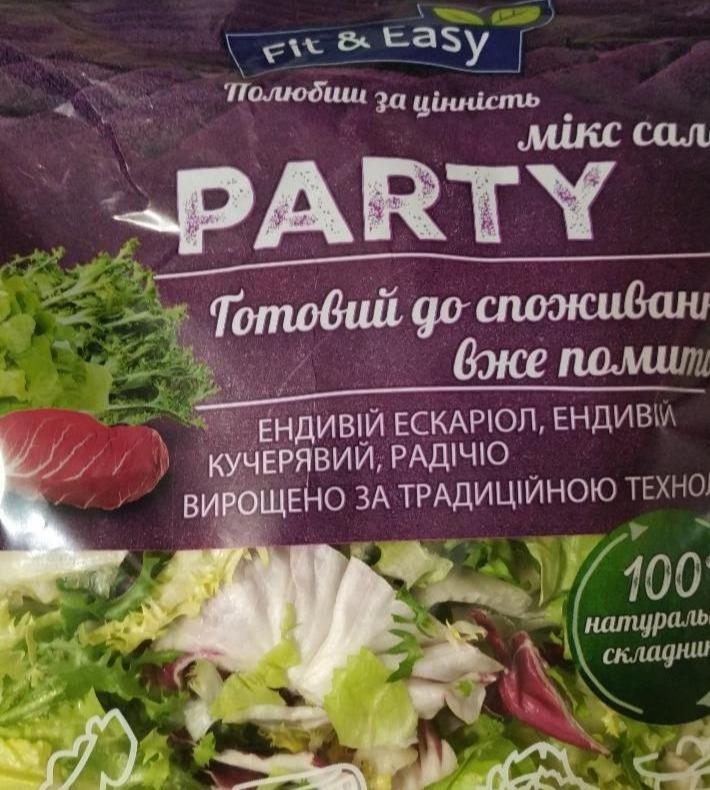 Zdjęcia - Mix sałat Party 180 g Fit & Easy