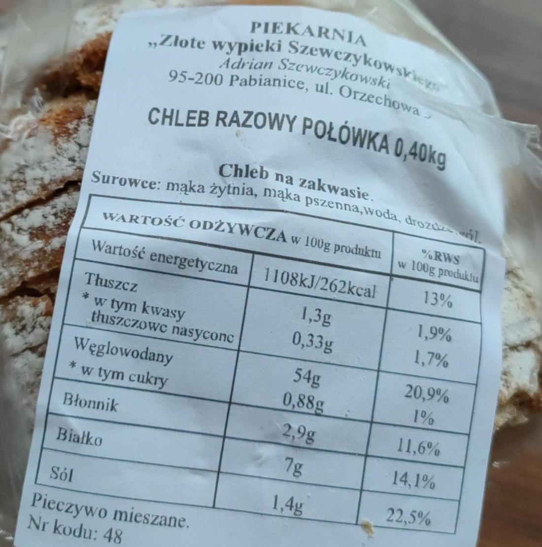 Zdjęcia - chleb razowy Złote wypieki Szewczykowskiego