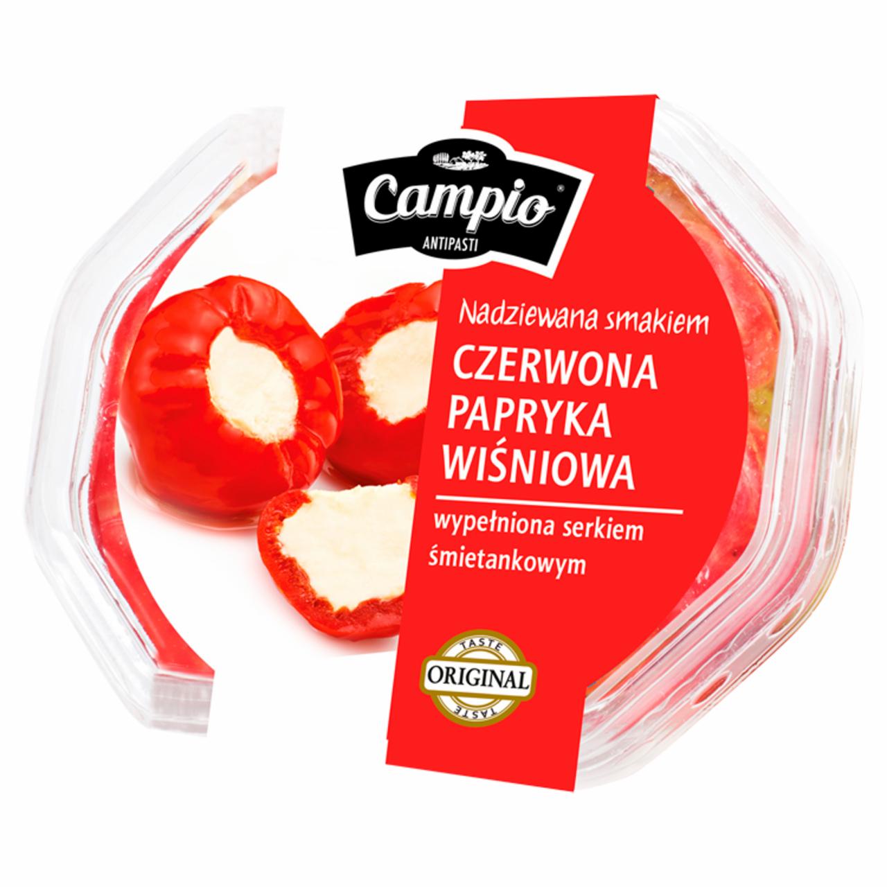 Zdjęcia - Grikios Antipasti Czerwona papryka wiśniowa wypełniona serkiem śmietankowym