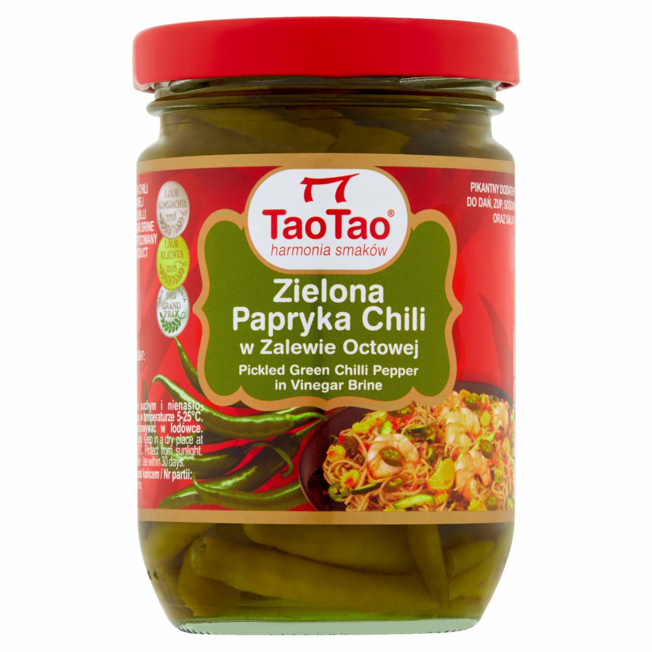 Zdjęcia - Tao Tao Zielona papryka chili w zalewie octowej 200 g