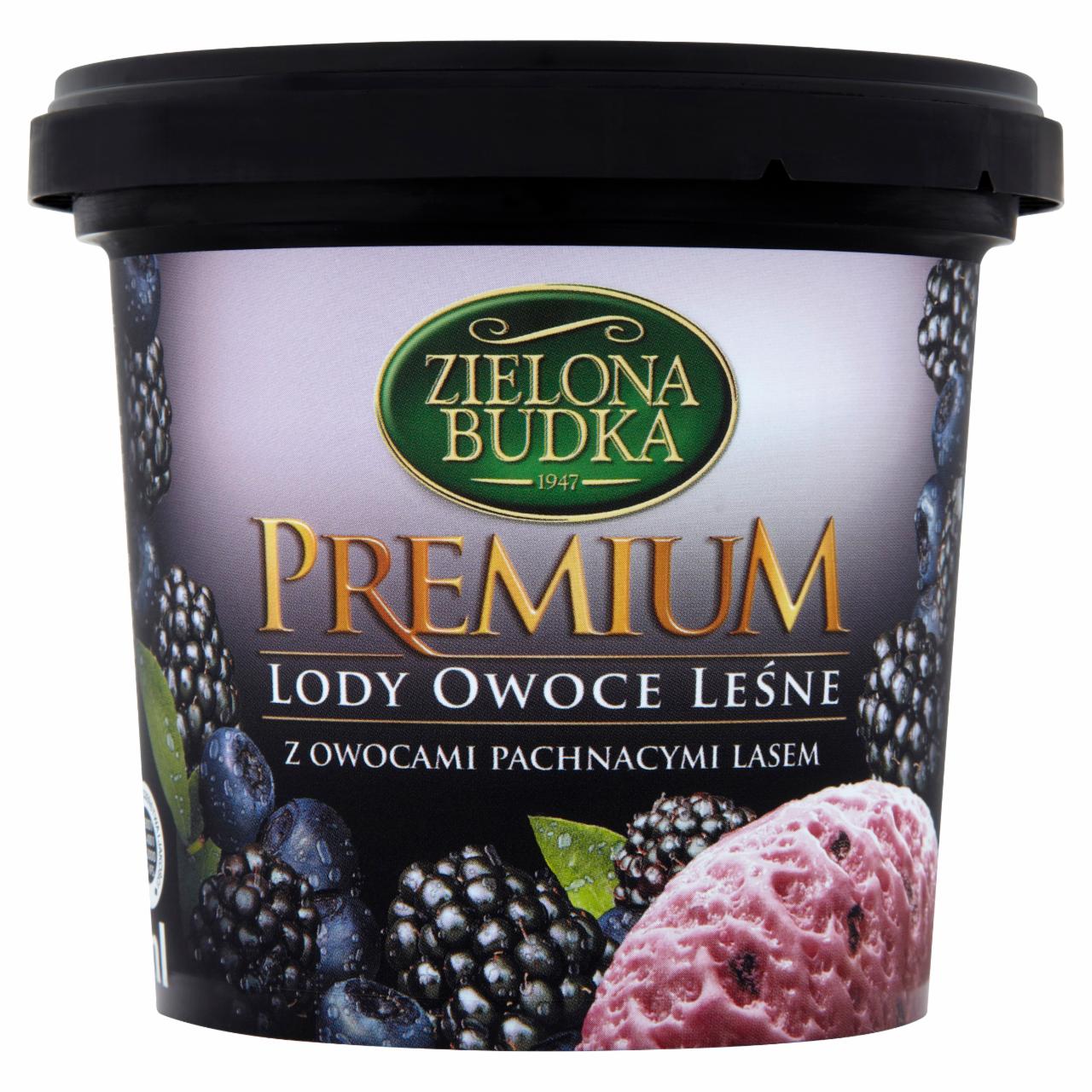 Zdjęcia - Zielona Budka Premium Lody Owoce Leśne z owocami pachnącymi lasem 500 ml