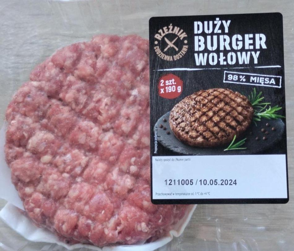 Zdjęcia - Duży burger wołowy Rzeźnik