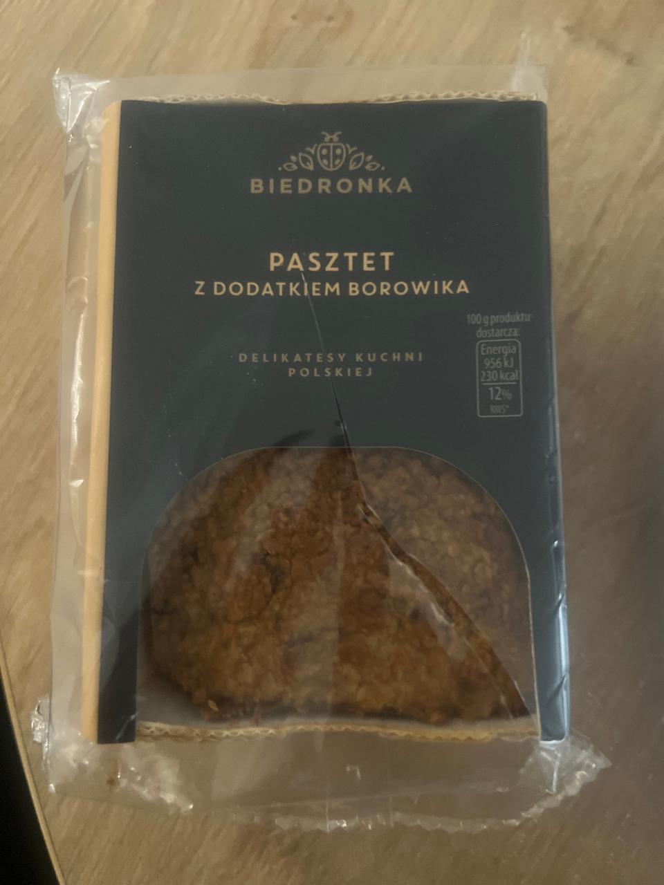 Zdjęcia - Pasztet z dodatkiem borowika Biedronka