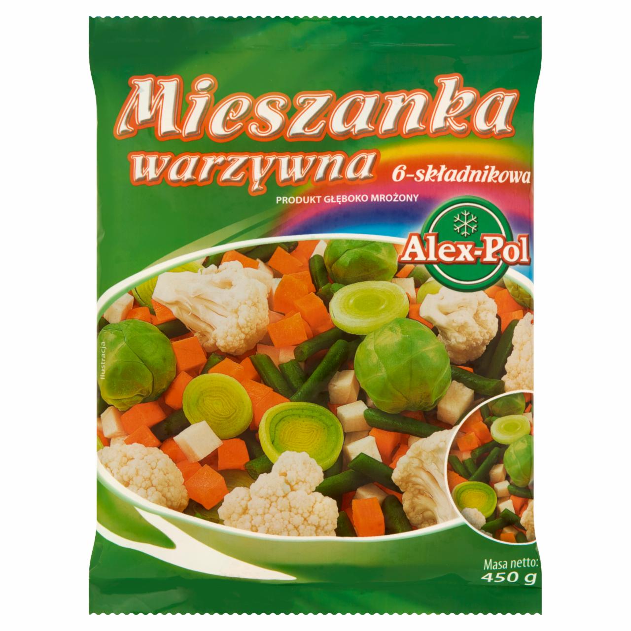 Zdjęcia - Mieszanka warzywna 6-składnikowa 450 g