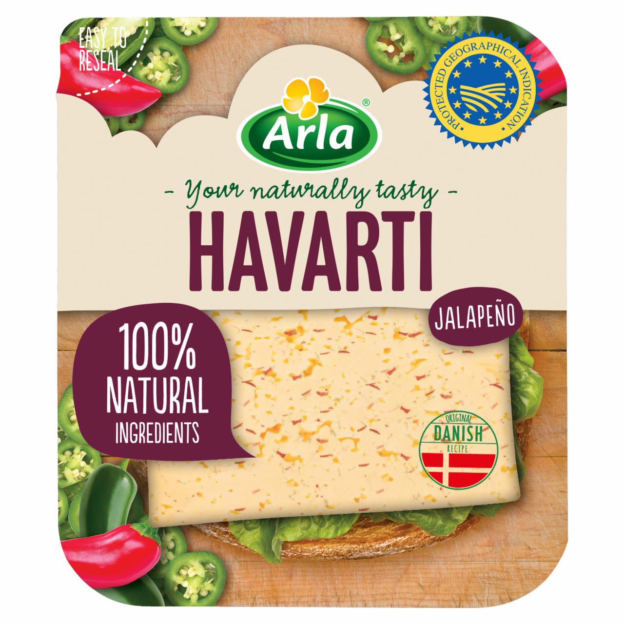 Zdjęcia - Arla Ser Havarti Jalapeno 150 g