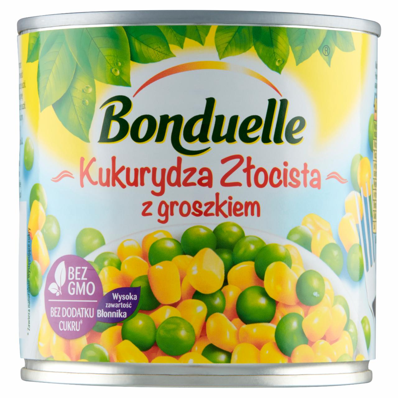 Zdjęcia - Bonduelle Kukurydza Złocista z groszkiem 340 g