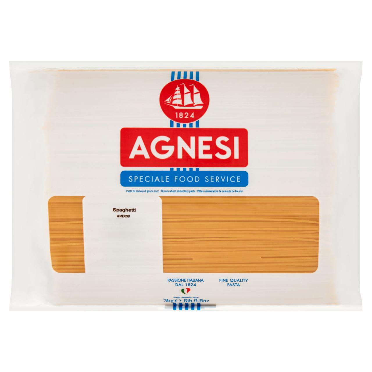 Zdjęcia - Agnesi Makaron Spaghetti 3 kg