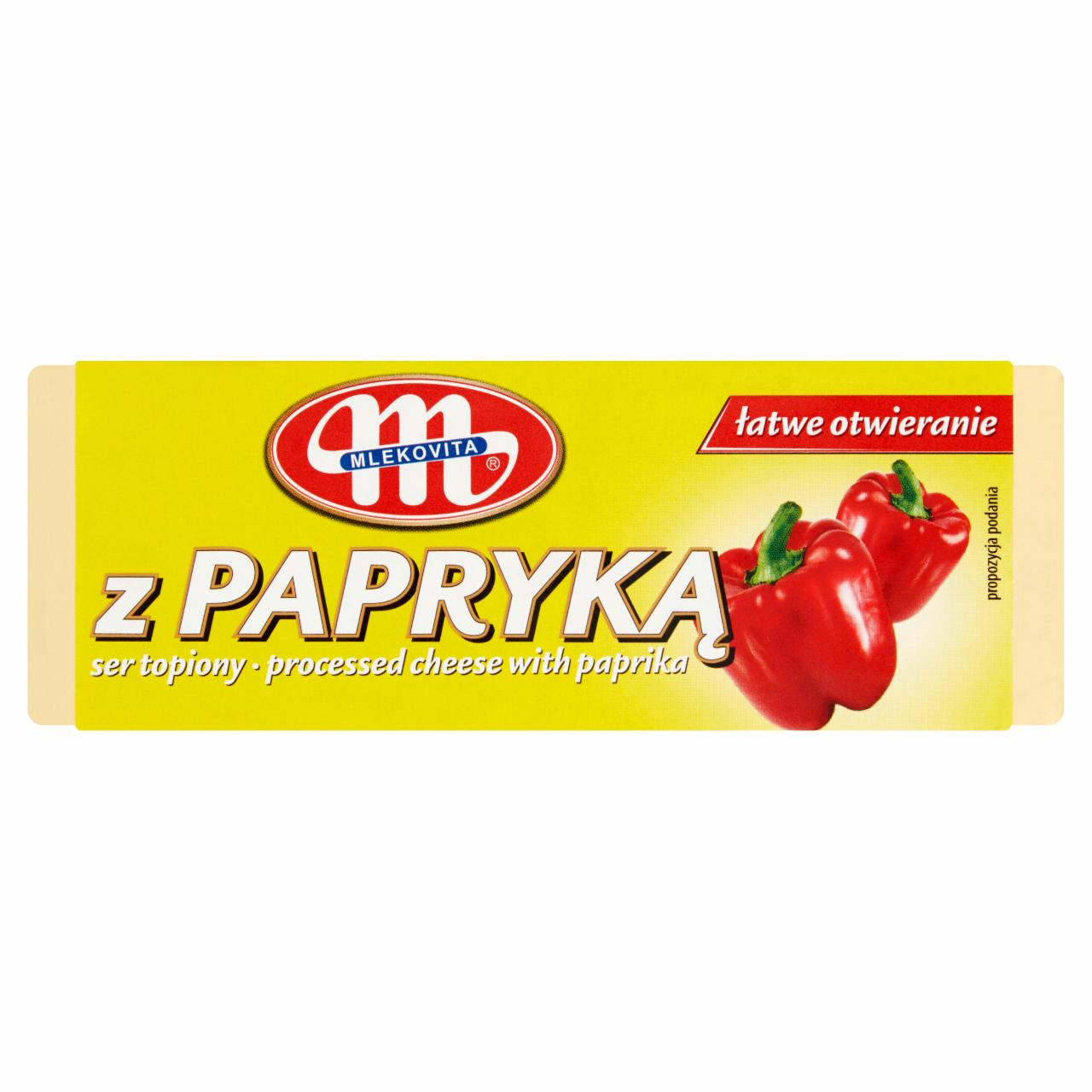 Zdjęcia - Ser topiony z papryką Mlekovita