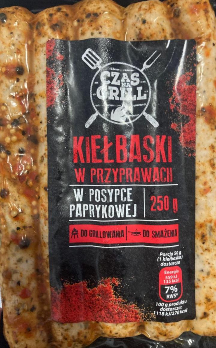 Zdjęcia - Kiełbaski w przyprawach w posypce paprykowej Czas na Grill