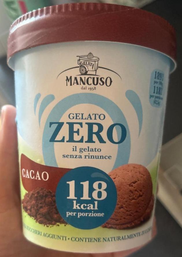 Zdjęcia - Gelato zero cacao Mancuso