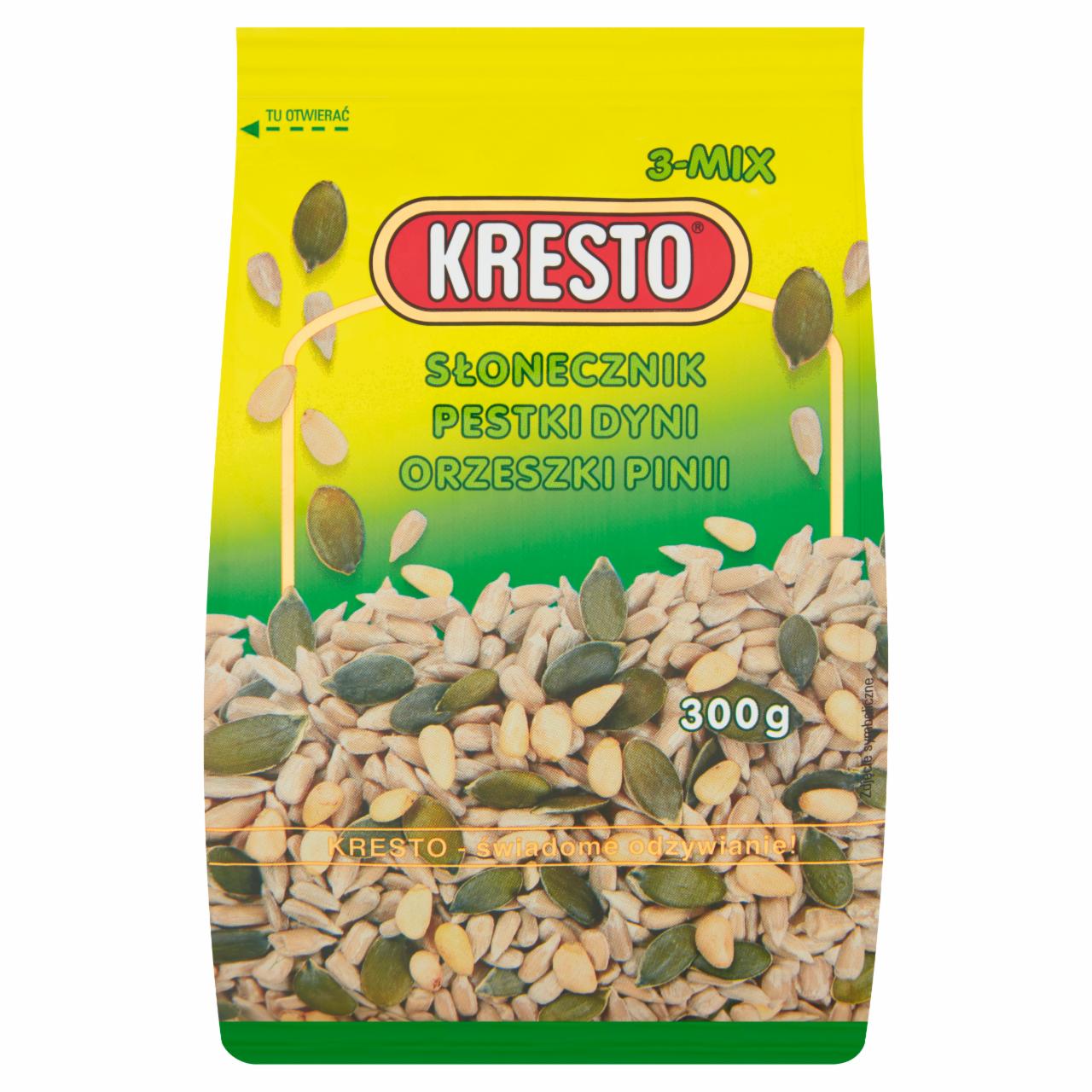 Zdjęcia - KRESTO Słonecznik pestki dyni orzeszki pinii 300 g