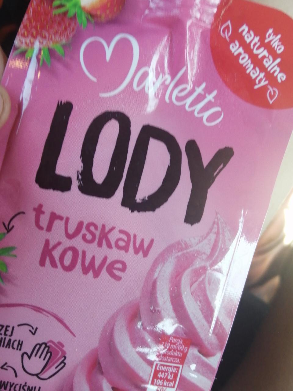 Zdjęcia - Lody marletto truskawkowe