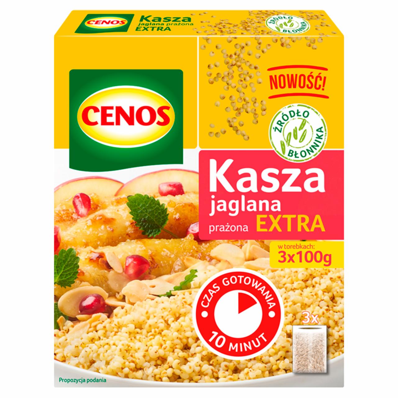 Zdjęcia - Cenos Kasza jaglana prażona extra 300 g (3 torebki)