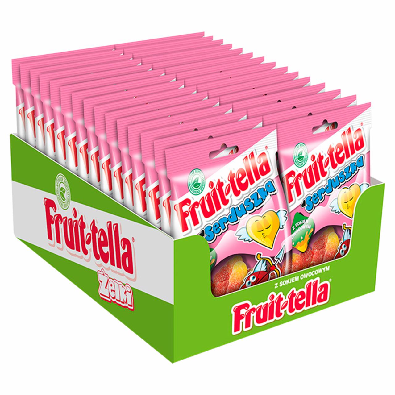 Zdjęcia - Fruittella Serduszka Żelki o smaku brzoskwiniowym 30 x 90 g