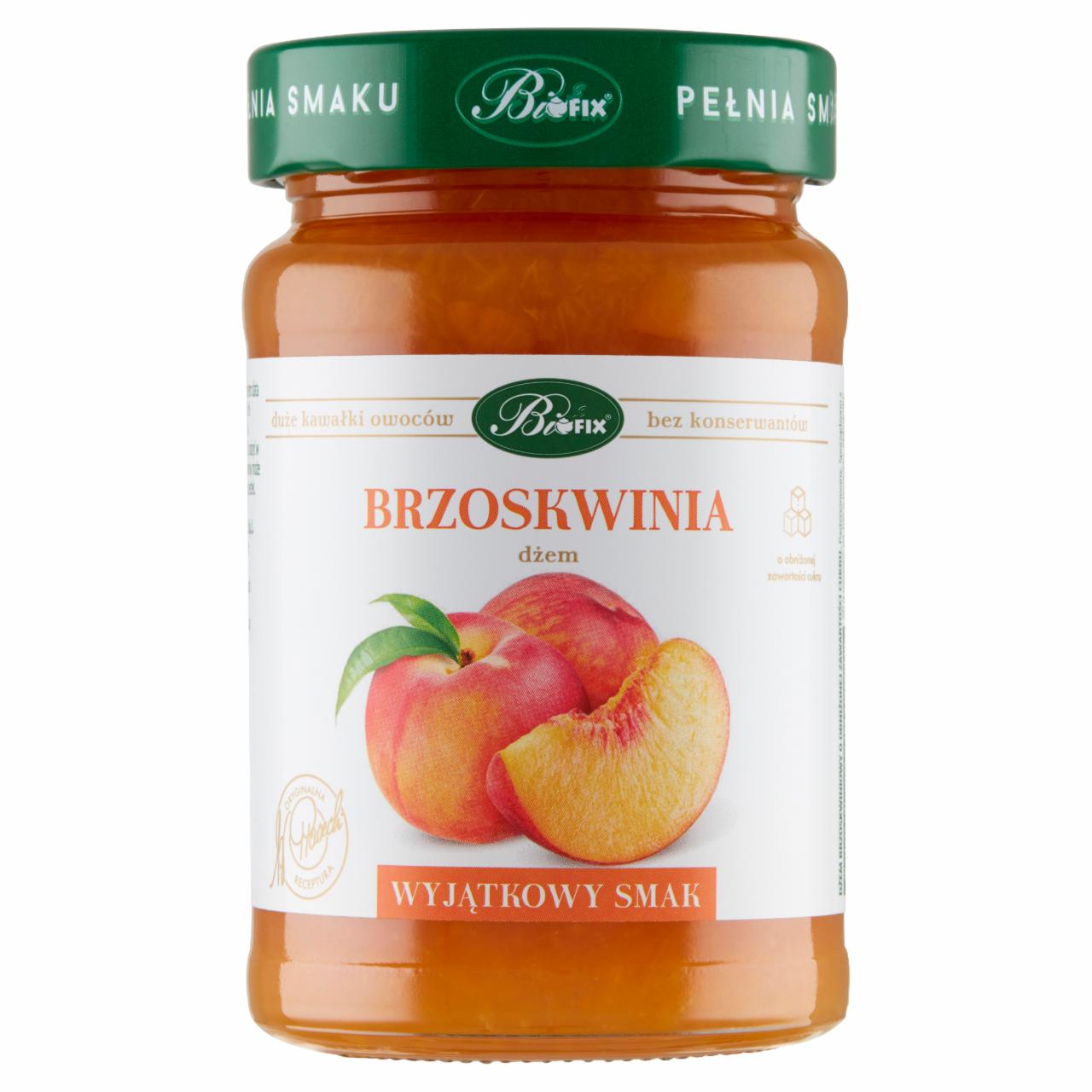 Zdjęcia - Bifix Dżem brzoskwinia o obniżonej zawartości cukru 290 g