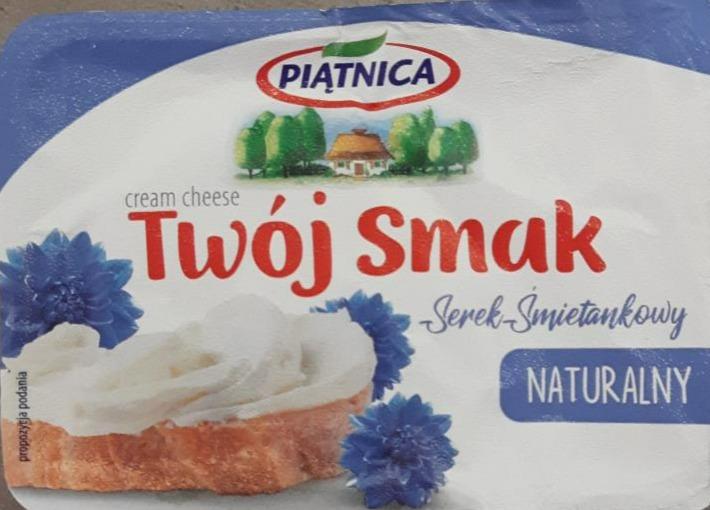 Zdjęcia - Piątnica Twój Smak Serek śmietankowy naturalny 200 g