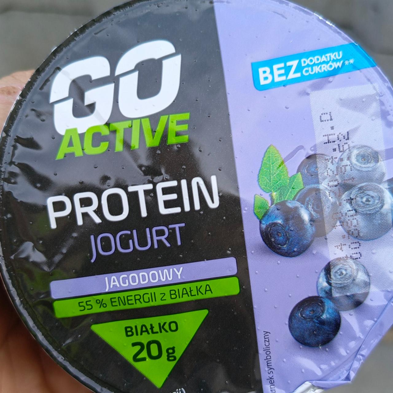 Zdjęcia - Protein jogurt jagodowy Go Active